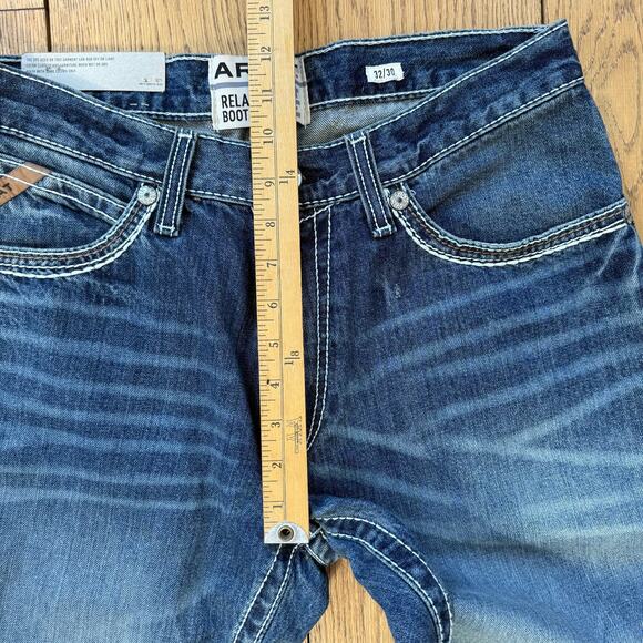 Ariat M4 Low Rise Coltrane Relaxed Boot Cut Jeans Mens SZ 32X30 - Picture 6 of 8